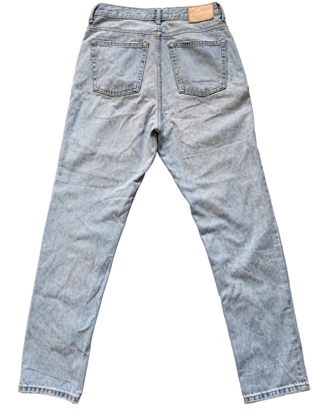 Everlane 90s Cheeky Patchwork Distressed Jean Organic Cotton Size 25 - Picture 2 of 4